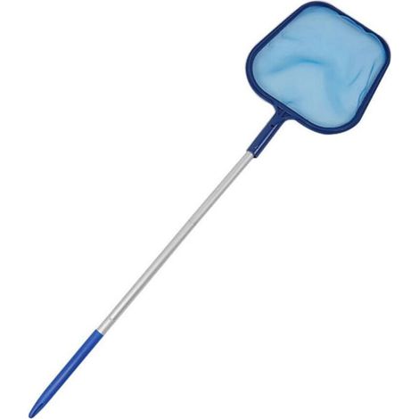 Épuisette de nettoyage piscine, épuisette piscine avec tige télescopique, filtre à carafe, filet pour fin, cadre solide, accessoire étang - (1/5)