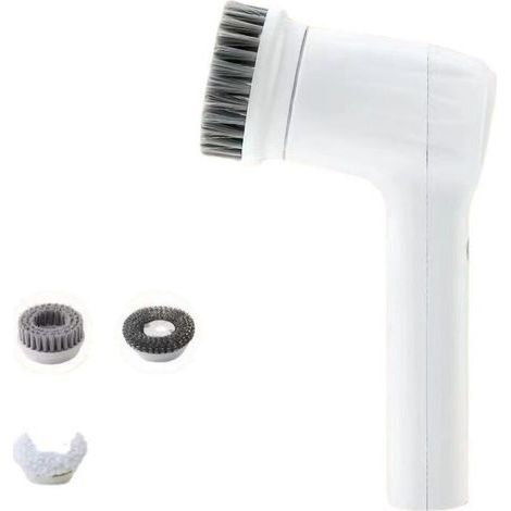 Synoshi electric cleaner with 3 replaceable heads and 2 speeds, cordless brush for cleaning the bathroom, tiles, car, floor, kitchen and more (1/4)