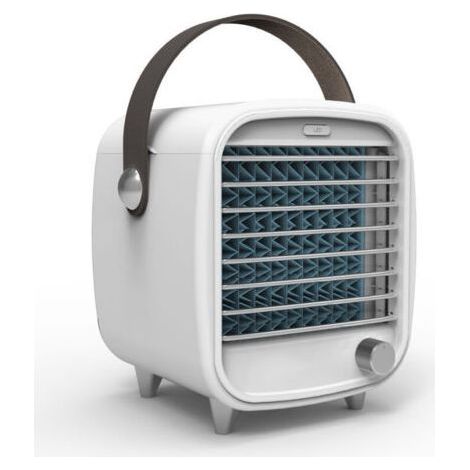 Tragbarer Luftkühler, mobile USB-Klimaanlage, 4-in-1-Ventilator, leise Klimaanlage, Luftbefeuchter, Luftreiniger, Mini-LED-Luftkühler für Zuhause, Büro, Schlafzimmer, 16,515 (1/5)