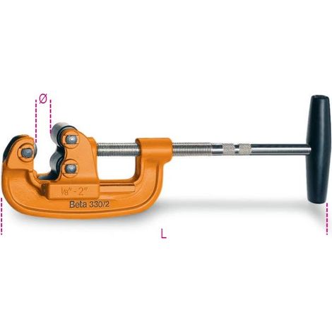 Beta 330/2 - Tagliatubi per Tubi Gas in Acciaio - 1 Pezzo