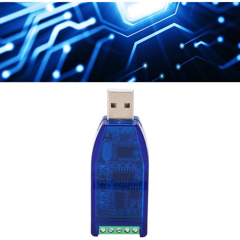 Module de communication USB vers RS232/RS485 de qualité industrielle, convertisseur de câble série bidirectionnel semi-duplex, USB vers RS232 (1/5)