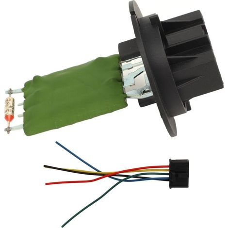 Kit de résistance de ventilateur de moteur de chauffage 6450JP. métier à tisser de câblage de résistance de remplacement pour Peugeot 206 307