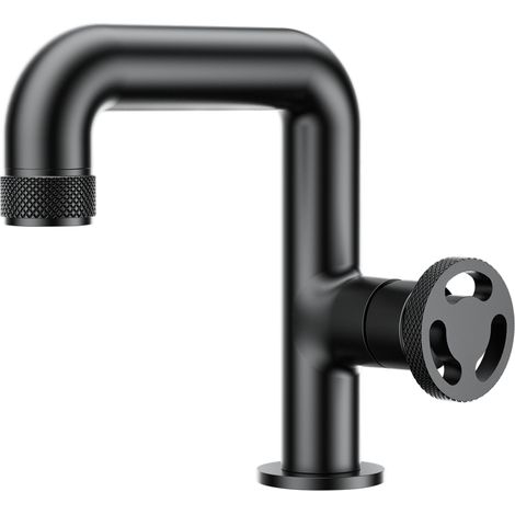 Essebagno Mitigeur lavabo bas Factory noir (1/5)