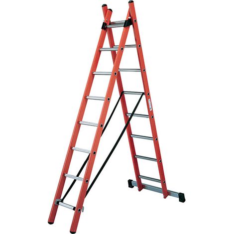 Echelle 2x11 barreaux - Hauteur à atteindre 5.17m - 4342111 (1/4)