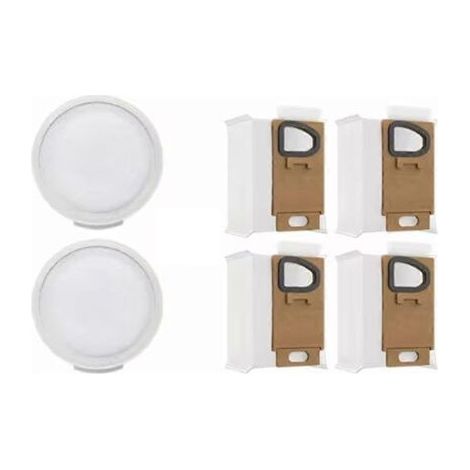 Kit de 6 sacs à poussière et filtres pour aspirateur balai sans fil Roborock H7 : pièces détachées (filtres avant et arrière). (1/5)