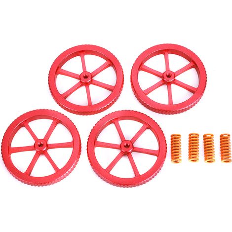 4-teiliges Set handgedrehter Nivelliermuttern aus Aluminiumlegierung, Ersatzteilzubehör passend für Ender (1/5)