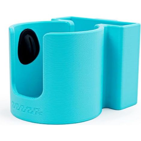 Support de Tasse d'eau Multifonctionnel en PLA, Compatible avec Simulateur de Vol de Course, Profil en Aluminium, Bleu Lac. (1/5)