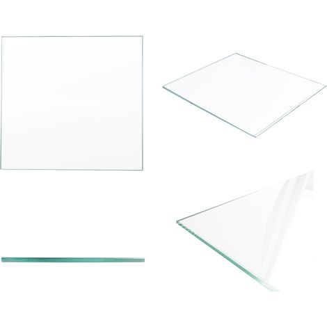 Posavasos de cristal de 30x30 cm para velas, soporte de cristal para pasteles (1/5)
