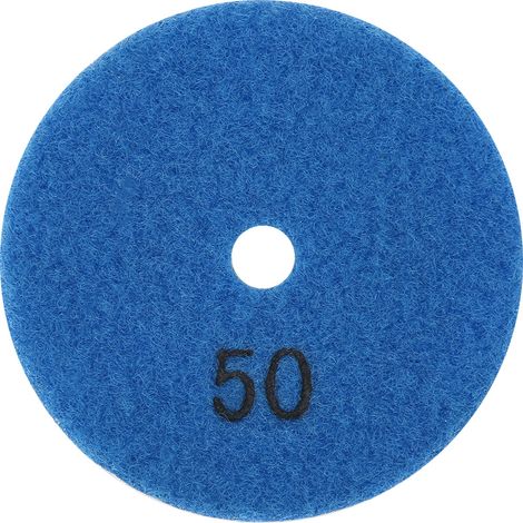 Tampon de polissage diamant rond de 3 pouces, disque de meulage pour granit et marbre, outil de polissage humide (50)