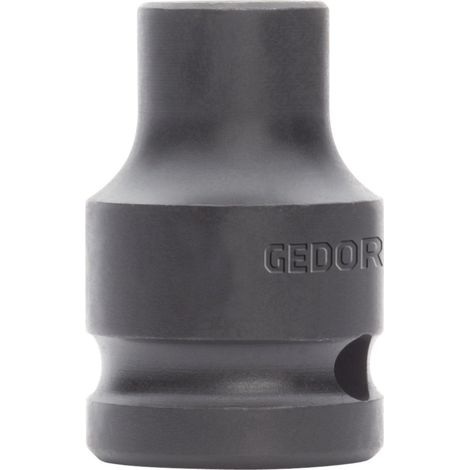 Embout pour visseuse à percussion 1/2" 6 pans, courte largeur de clé 17 mm