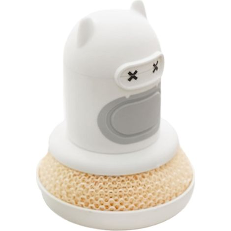 Brosse Vaisselle avec Distributeur De Savon Brosse Ergonomique à Pression Frottoir à pression pour casseroles pour cuisine, salle de bain, comptoir, casseroles, poêles, vaisselle, v (1/5)