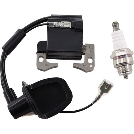 Bobine d'allumage avec bougie pour 49 cc 47 cc ATV - Pocket Bike, Mini Bike et Go Kart (1/5)