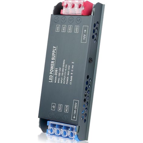 Transformateur LED 220V 12V, 100W Driver LED Tension Constante AC 220V à DC 24V 8,33A Convertisseur, Alimentation LED à Tension Constante, Ultra Mince Transformateur, pour Bande Lumineuse (1/5)