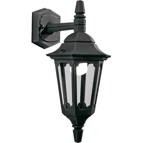 Elstead Parish - 1 Licht Außenwandlaterne Licht Schwarz IP44, E27 (1/5)