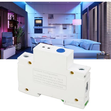 TONGOU 1P 230V DIN-Schienen-Leistungsschalter mit WLAN, intelligenter Leistungsschalter, intelligenter Schalter, Fernbedienung (ohne Zähler), 40A (1/5)