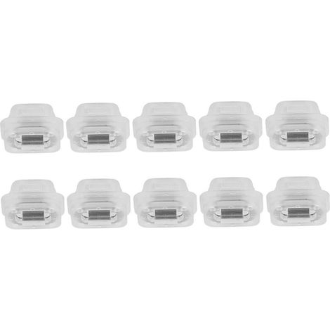 Clips d'œillets de garniture de porte durables translucides antirouille, œillets d'insertion 10 pièces, réparation E46 E90 E91 E92 E93 remplacement pour carte BMW (1/5)