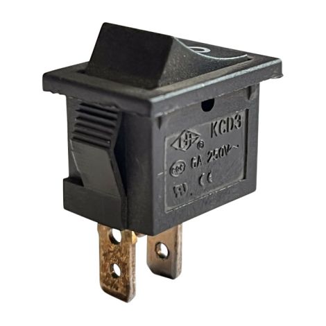 KCD-3 Wippschalter An-/Aus 2Pin 250V 6A Schwarz (1/3)
