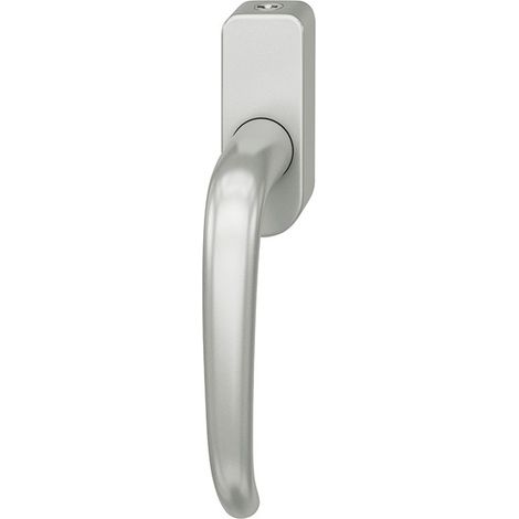 Window Handle, Abschl., 34X70 34 1023, Ovale Alu F1