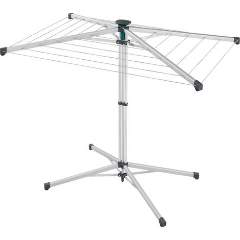 LinoPop-Up 140 Stand-Schirmtrockner, Wäschetrockner mit einer Hängelänge von 14 Metern, Anthrazit
