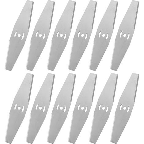 Coupe Bordure Lame De Rechange, 12 pièces, Lames de Tondeuse électrique, Debroussailleuse Electrique Accessoires, pour Coupe Bordure sans Fil Garniture De Jardin, Robuste et Durable (1/5)