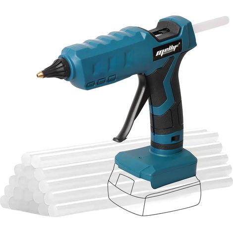 Pistolet à colle sans fil pour batterie Bosch, 18 V GBA/GBA ProCORE Pistolet à colle chaude, pistolet à colle à préchauffage rapide, avec 20 bâtons de 11 mm pour bricolage, travaux manuels (1/5)