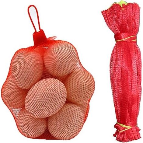 Sac Filet Réutilisable, 200 Pièces Sac Filet Légumes en Filet de Nylon, Filet d'Emballage de Fruits