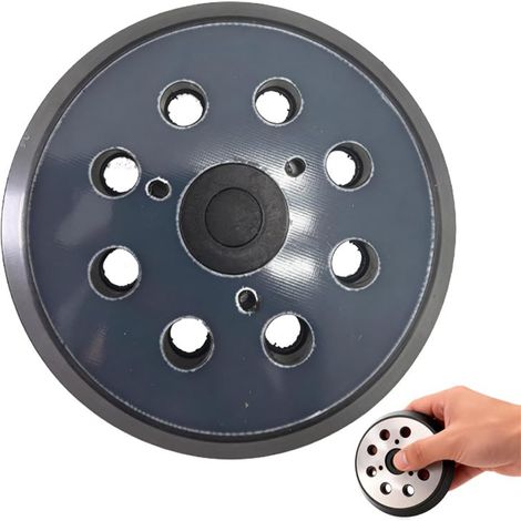 8-Loch-Schleifscheibe (125 mm), kompatibel mit Makita BO5041, Ersatzscheibe mit Klettverschluss für Exzenterschleifer, universelle 125-mm-Ersatzschleifscheibe, kompatibel mit