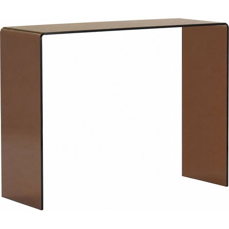 Console en verre ambre minimaliste - Ambre (1/5)