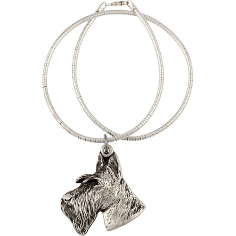 Scottish Terrier, Aberdeen Terrier I – Hundehalskette, einzigartiger Schmuck für Hundeliebhaber, einzigartiger Anhänger in Schlangenform von Art-Dog (1/5)
