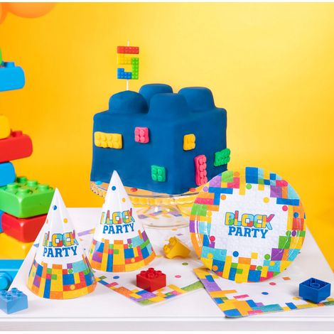Piatti di carta per feste di compleanno, blocchi da 18 cm (1/3)