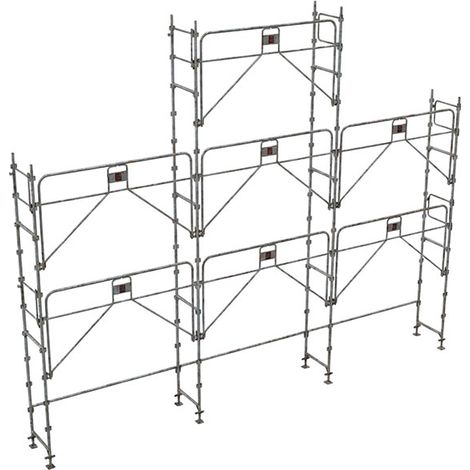 Ponteggio 68m² - Struttura sola - Versione Parapetto - DUO68GC-PI-S (1/5)