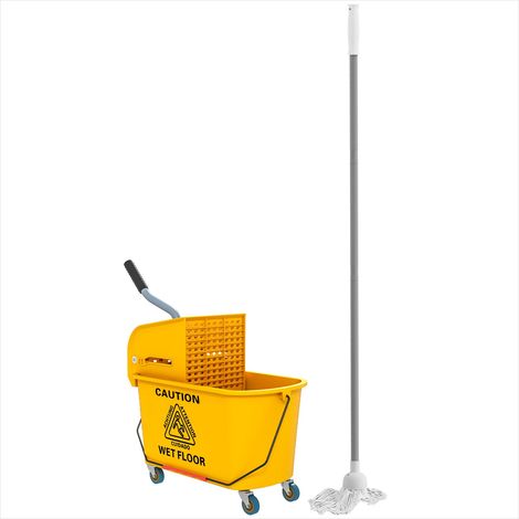 Accessoire de nettoyage jaune en plastique 45 x 26,5 x 70 cm (1/5)