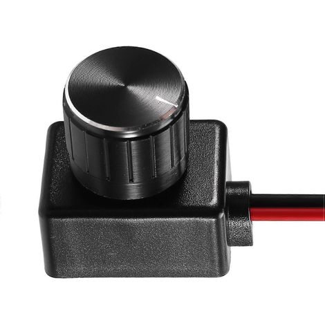 Universeller 12/24V Niedervolt-PMM-LED-Dimmerschalter mit Metallknopf für LED-Beleuchtung in Wohnmobilen, Fahrzeugen und LKWs (1/5)