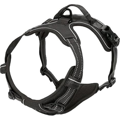 Harnais Chien Anti Traction Gilet pour Réfléchissant avec Poignée Harnais Chien Réglable pour Chiens Moyens Et Grands (XL) (1/5)