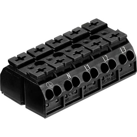 Borne d'appareils WAGO 862-1505 Nombre de pôles: 5 1 pc(s) S55289 (1/2)