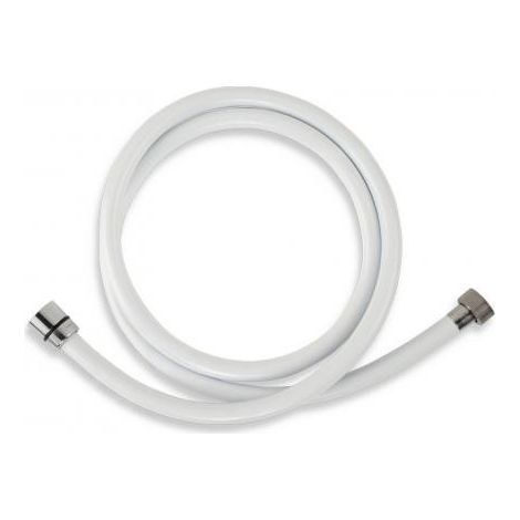 Novaservis Flexibles - Flexible de douche plastique 150 cm, blanc PVC/150,11