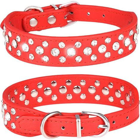 Colliers pour chiots 1 pièce Colliers pour animaux de compagnie Colliers pour chiens mignons Colliers en diamant