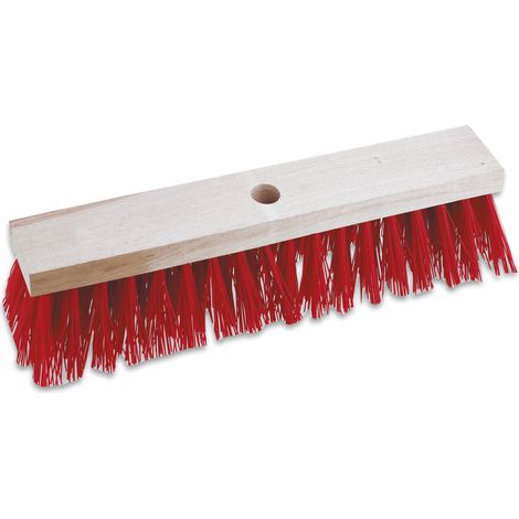 Cimco Straßenbesen ohne Stiel Farbe rot, 400mm 143024