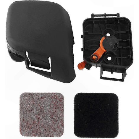 Filtre à air de remplacement et capot protecteur pour coupe-bordures - Compatible avec plusieurs modèles de débroussailleuses (1/5)