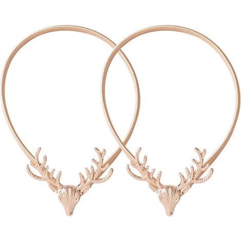 Hebilla Para Cortinas - Hebilla De Margarita De Metal 3 Cm - Estilo Escandinavo - Para Cordones Hasta 5 Cm - Acabado Bronce Antiguo - 10 Unidades (1/5)