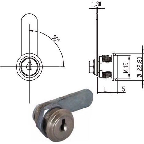 Cylindre de levier de 30 mm 163425 Omr