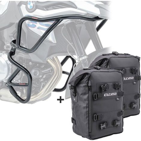 Set Unterfahrschutz oben unten + Taschen für BMW F 850 GS / F 750 GS 18-23 CB8