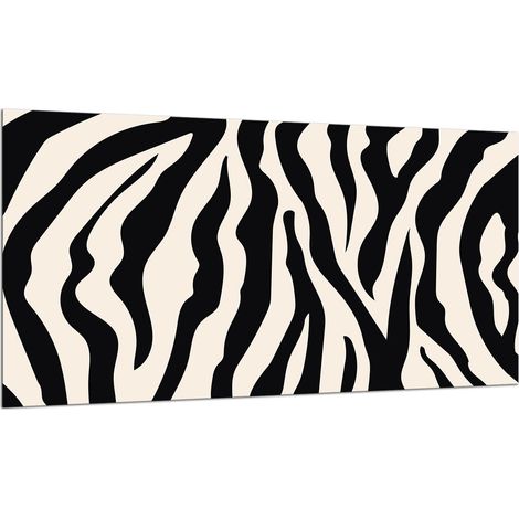 PLAQUE DE PROTECTION EN VERRE POUR CUISINIÈRE 90x52 ZEBRA (1/5)