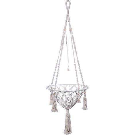 Hamac bohème tissé en forme de nid pour chat, sac en filet européen, lit suspendu pour animaux de compagnie (1/5)