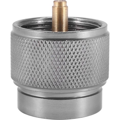 Adaptateur pour réchaud de camping, entrée pour petite bouteille de propane de 1 lb et valve Lindal (1/5)