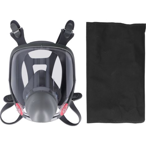 Masque Respiratoire Intégral Réutilisable en Silicone Confortable pour Travail du Bois (1/5)