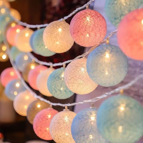Luci a stringa a LED, ideali per campeggio, tende per bambini e matrimoni. Lunghezza 3 metri, diametro 20 mm, funzionamento a batteria e tramite USB.