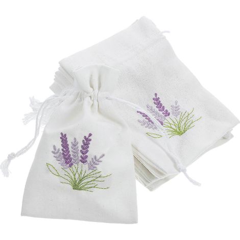 Lot de 10 sachets cadeaux rechargeables à la lavande, pour armoire (taille S)-14.00X10.00X0.50CM (1/4)