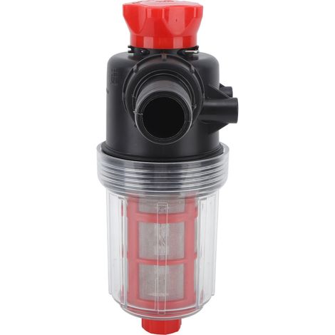 Filtre à eau pour pompe d'irrigation, tamis fin à double couche, filtration à haut débit, raccord de 25 mm (tube extérieur 1 pouce) pour jardin et pelouse (1/5)