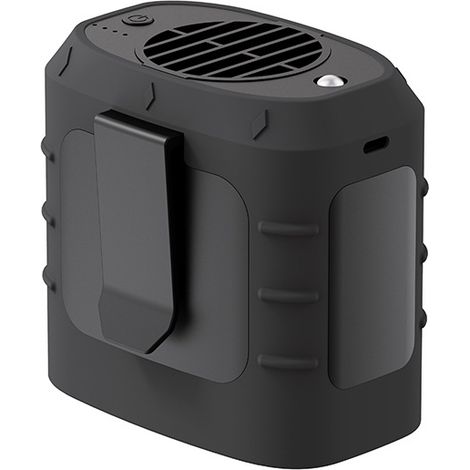 Ventilateur USB à la taille 8000 mAh Ventilateur de taille portable ventilateur de ceinture de ventilateur personnel pour veste de climatisation, camping, pêche, vélo, voyage (noir) (1/5)